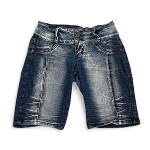 Gogo Star Brazilian Stretch Jeans Bermuda Shorts